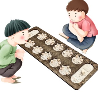 Trò chơi ô ăn quan bằng gỗ