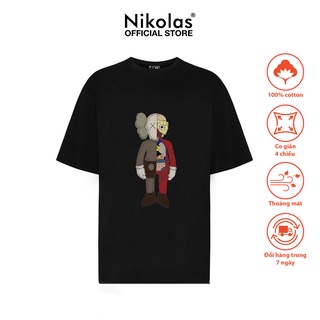 Áo thun unisex nikolas 100% cotton k12 t-shirt