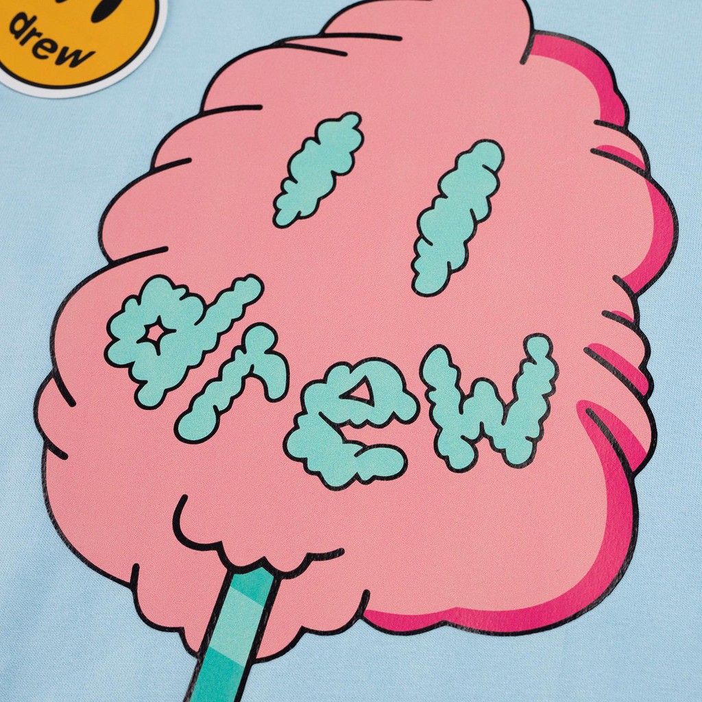 Áo thun tay lỡ Drew House Cotton Candy Tee Light , áo phông cotton nam nữ unisex,Cocmer_vn