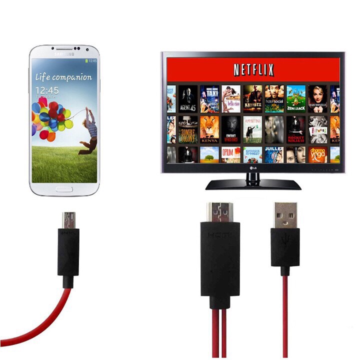 [Android] Cáp HDMI SamSung Kết Nối Điện Thoại Ra Tivi Chất Lượng Full HD |Luxury