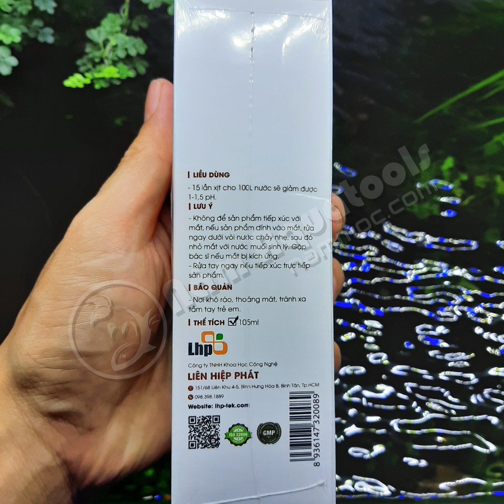 KOIKA pH- | Men Vi sinh đặc biệt giúp giảm pH tự nhiên và ổn định cho bể cá cảnh thuỷ sinh