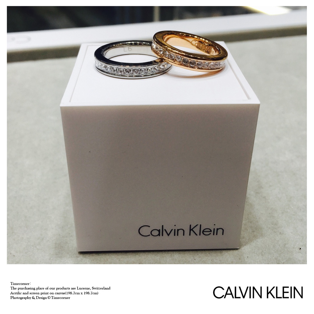 Nhẫn cặp đôi Calvin Klein Hook Crystals Ring Full Box-Tuyển CTV- Hỗ trợ DROPSHIP