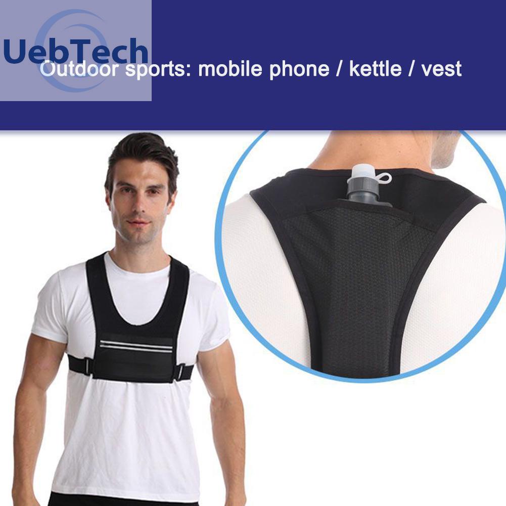 Uebtech Túi Áo Sát Nách Phản Quang Đựng Điện Thoại Thoáng Khí Khi Chạy Bộ Cho Nam Và Nữ