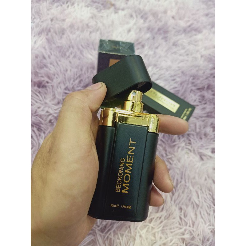 (video shop tự  quay) Nước Hoa  Monent Beckoning nắp  Mạ  Vàng 50ml (Mùi hương  được yêu thích  nhất)
