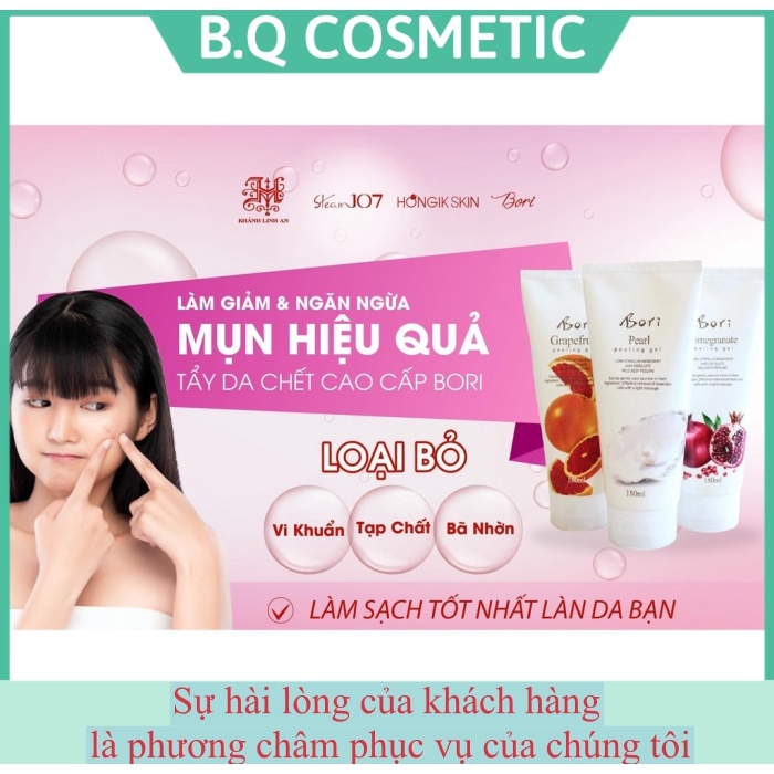 Tẩy da chết Bori Cam - Lựu - Ngọc Trai