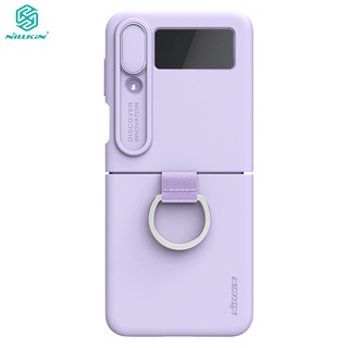 Ốp lưng samsung galaxy z flip 4 nillkin lỏng silicone trượt bảo vệ máy ảnh ốp lưng cho samsung galaxy z flip 4 5g