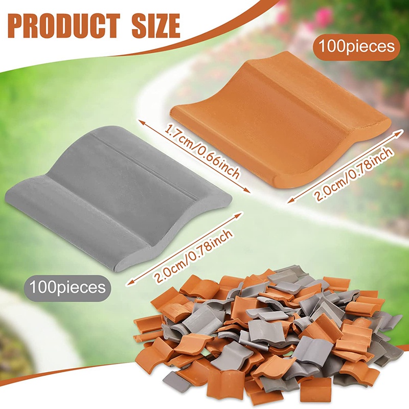 Set 200 Mô Hình Gạch Mini Trang Trí Tiểu Cảnh