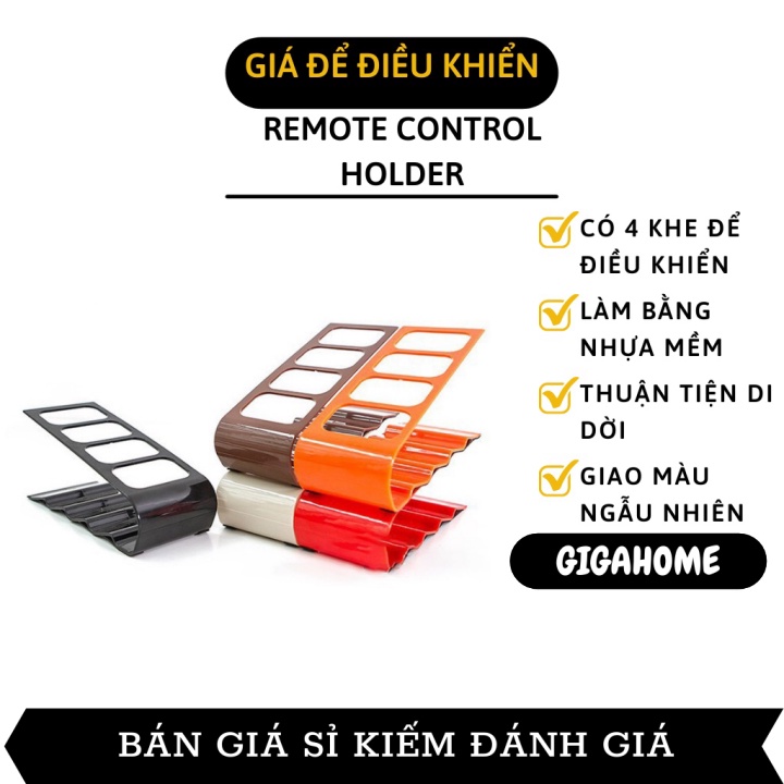 Giá đựng điều khiển   GIÁ VỐN]   Giá để remode điều khiển 4 trong 1 tiện lợi, thuận tiện trong khi sử dụng và di chuyể