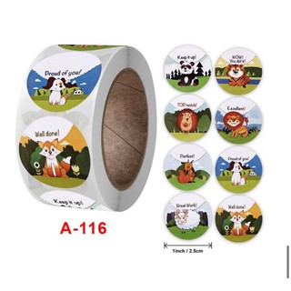 Cuộn 500 sticker khen thưởng cho bé