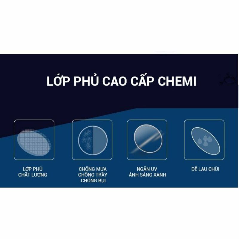 Tròng kính Chemi Perfect UV420 Crystal U6 Coated  1.56 -1.60 -1.67