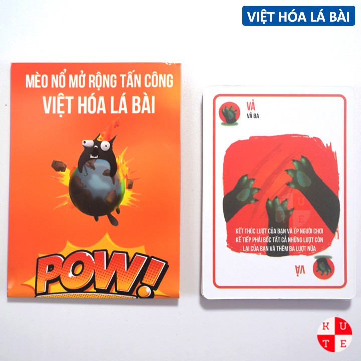 Combo 5 Bản Mèo Nổ Mở Rộng Việt Hóa Lá Bài Chuẩn Đẹp