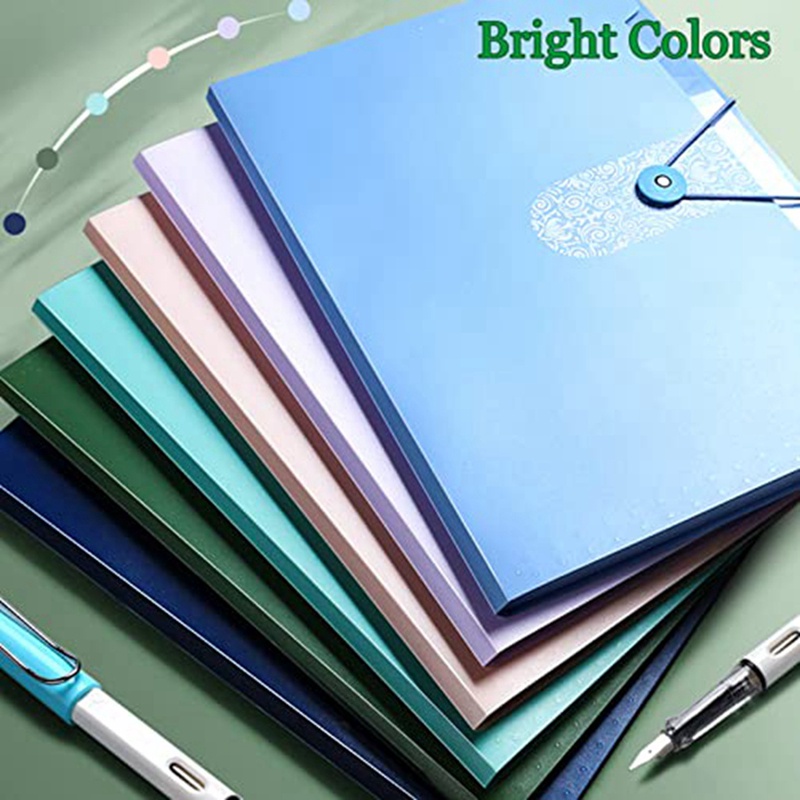 Set 3 Bìa Nhựa Đựng Tài Liệu Accordion Tiện Lợi