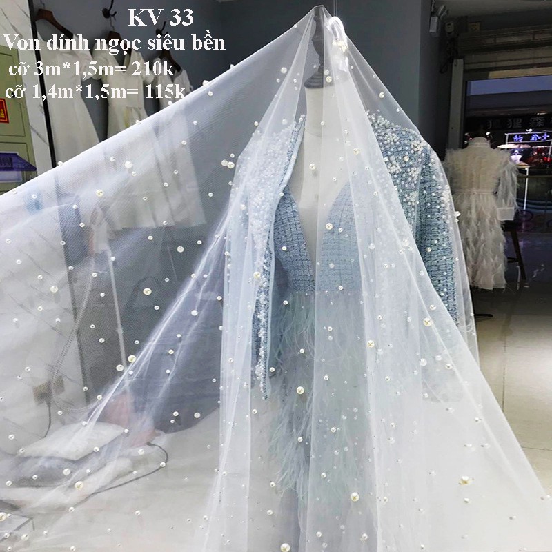 (FREE SHIP) Von -lúp cô dâu đính ngọc siêu xinh(hàng đính ngọc siêu bền)