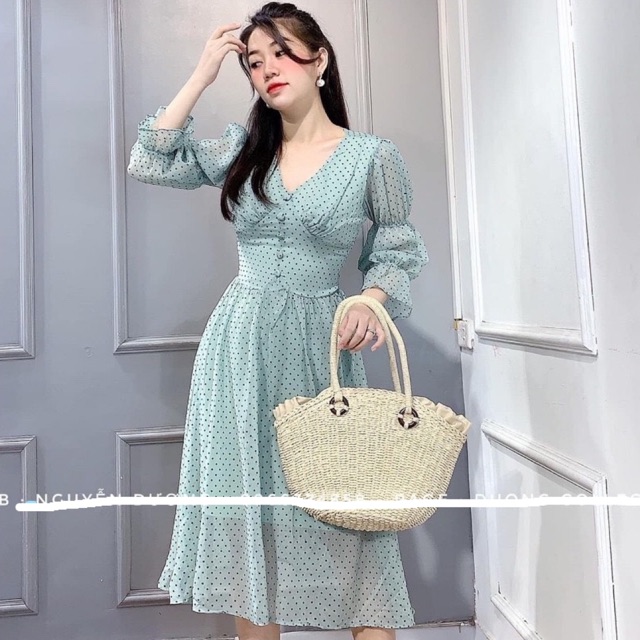 Đầm thiết kế dự tiệc❤️free ship đơn 50k❤️đầm thiết kế chợ An Đông
