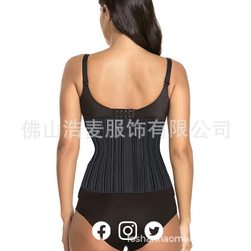 Đai latex corset nữ cao su nịt bụng 29 xương cao 30 cm mềm không đau