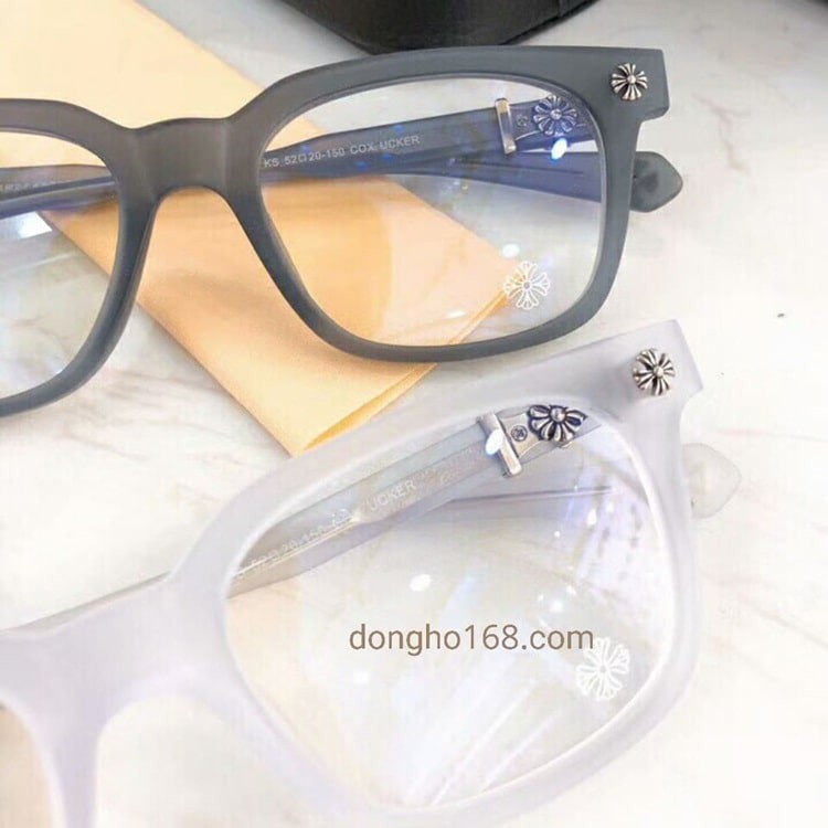 Kính Cận, CHROME - COX UCKER - Gọng kính cận nam, nữ, Kèm Full Box, Bảo hành 12 tháng - donghokinhmat168