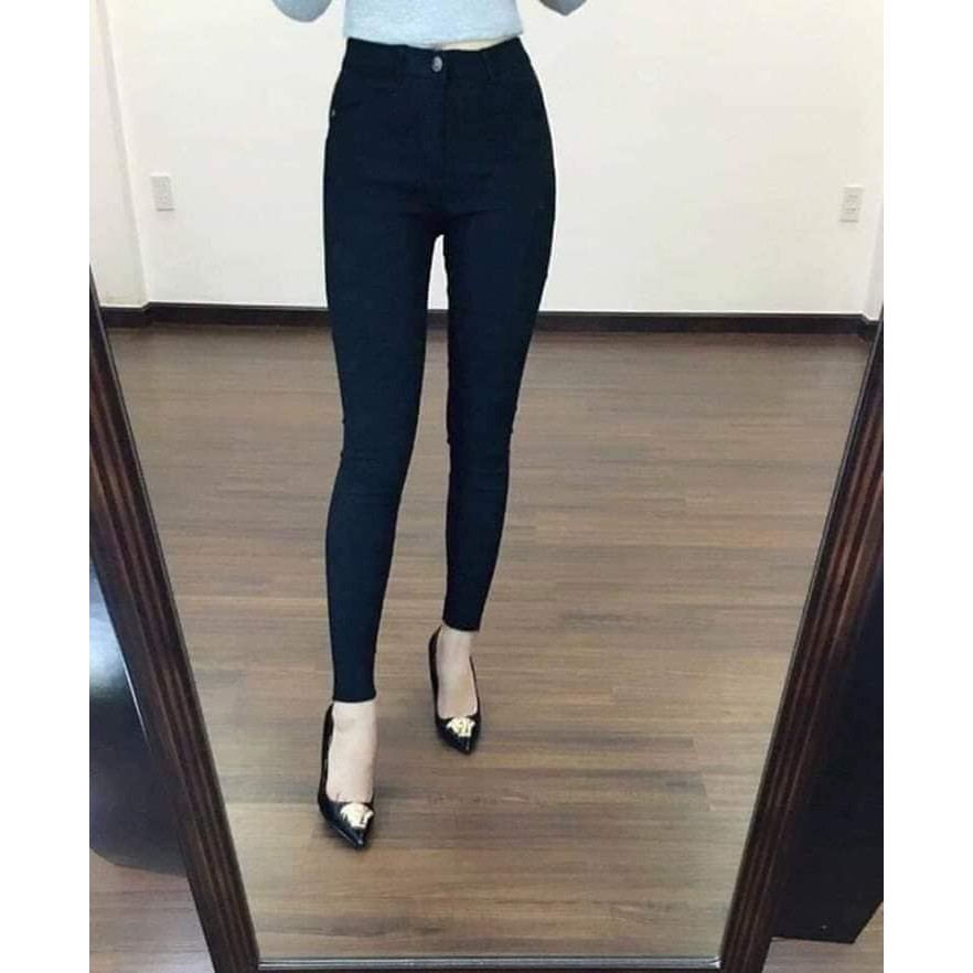 Quần Tregging Nữ  Cạp Cao Chất Vải Dày Dặn Siêu Co Giãn Mặc Tôn Dáng | BigBuy360 - bigbuy360.vn