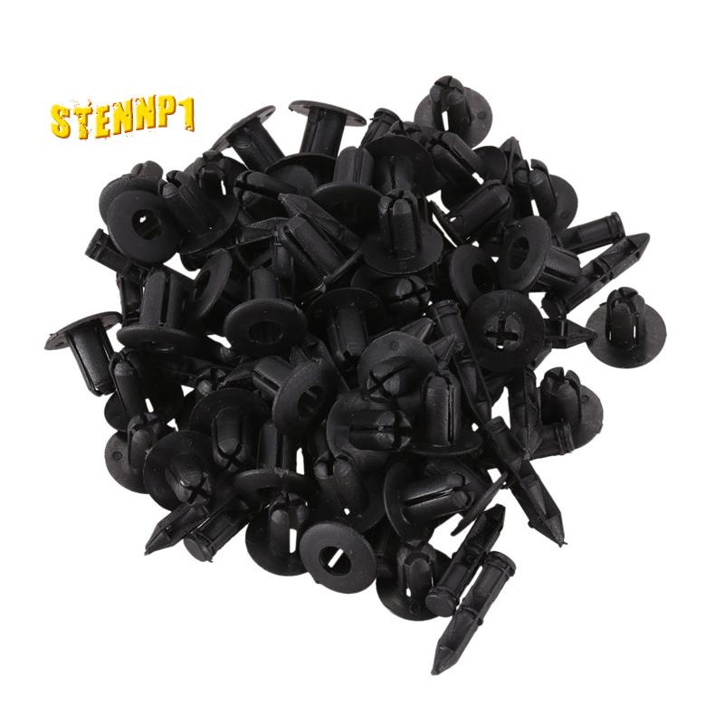 Set 50 đinh tán nhựa 6mm x 12mm chuyên dụng cho xe hơi