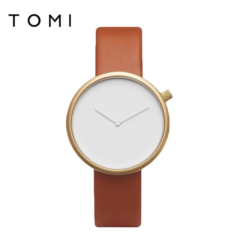 Đồng Hồ Đeo Tay Tomi Thiết Kế Đơn Giản Thời Trang Cho Nam Và Nữ