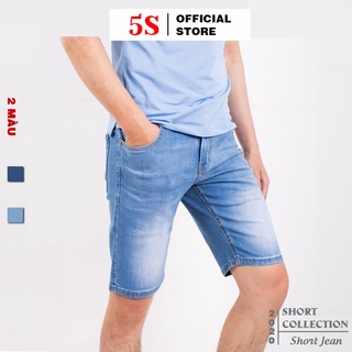 Quần Short Jean Nam 5S (2 mẫu) Chất Cotton Cao Cấp Mềm Nhẹ, Co Giãn Tốt, Thiết Kế Trẻ Trung.