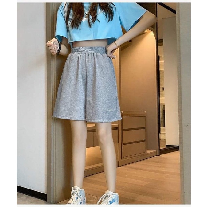 Quần đùi lô gô chữ nhật CC KA11