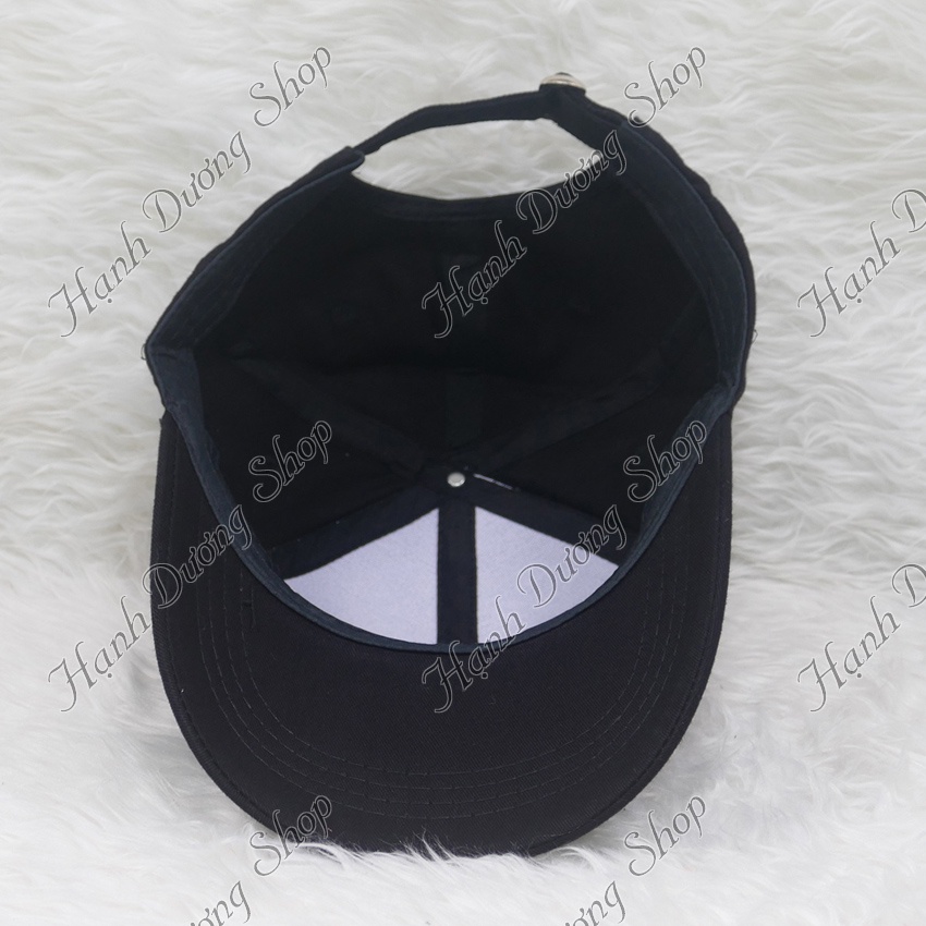 Mũ kết vải kaki thêu chữ khóa xịn phong cách thời trang phù hợp cả nam lẫn nư