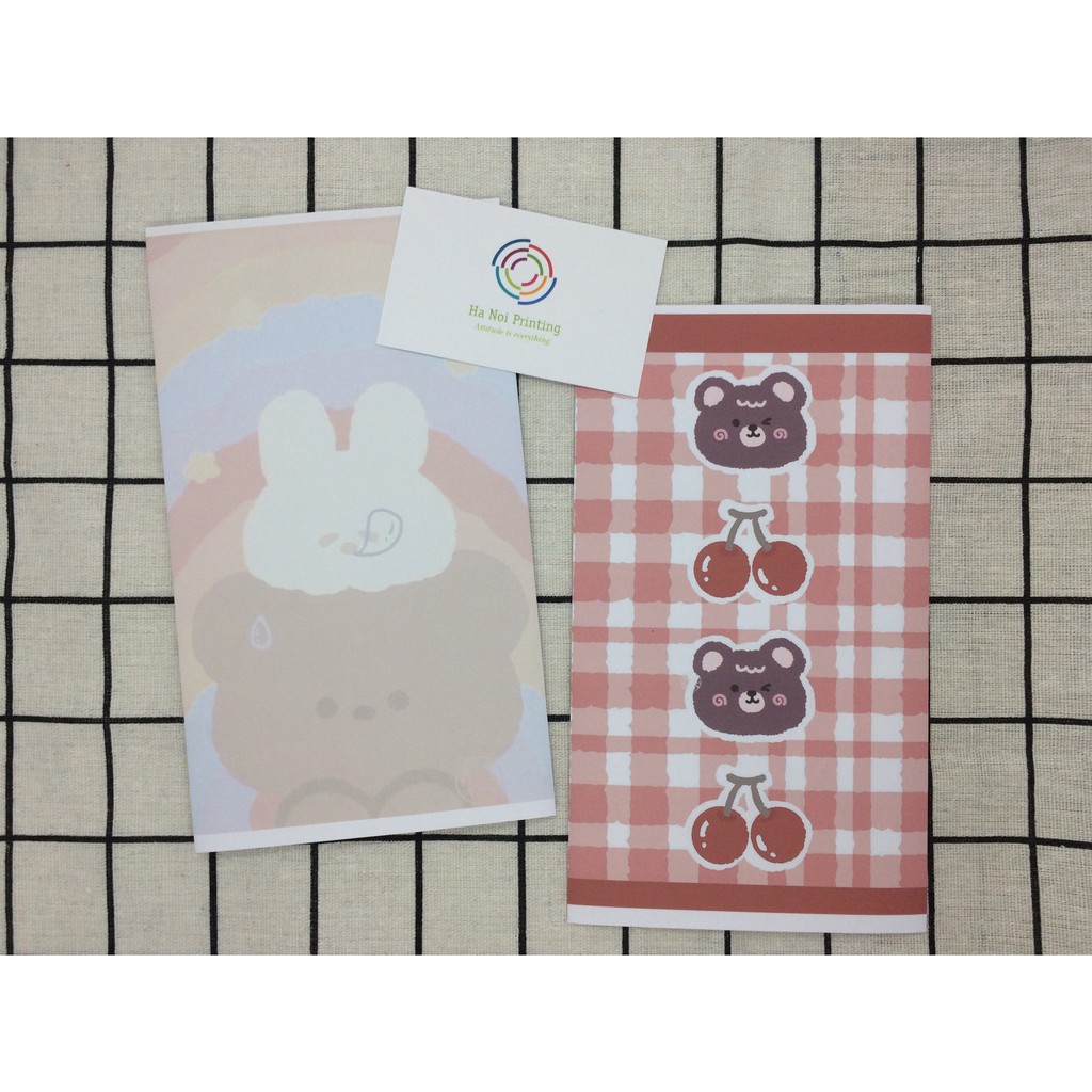 Set 10 Túi giấy đựng bánh kẹo/quà dễ thương thân thiện với môi trường