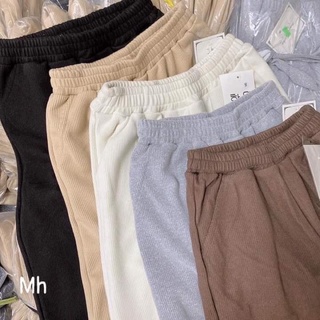 Quần jogger bom tăm cạp chun chất dày dặn