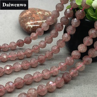 Chuỗi hạt đá thạch anh tự nhiên 6-10mm