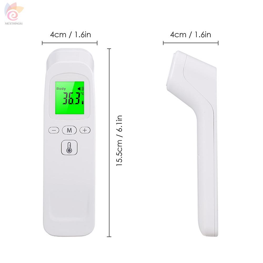 ET Non-contact Infrared Thermometer 3-Color Backlight LCD Display ℃/ ℉ Digital Accurate Forehead Thermometers Body Object Temperature Fast Measuring 32 Groups Recall for Kids Adults Home Office