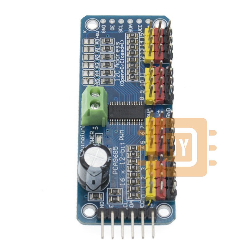 16 Channel 12-bit PWM/Servo Driver-I2C interface PCA9685 module Raspberry pi shield module servo shield