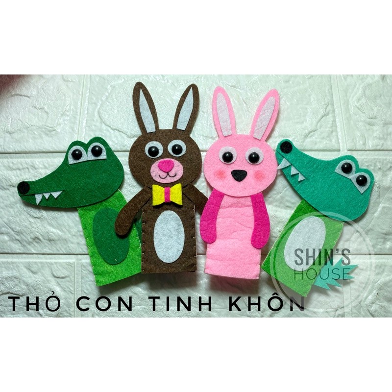 Rối Ngón tay “ Thỏ con tinh ngôn “