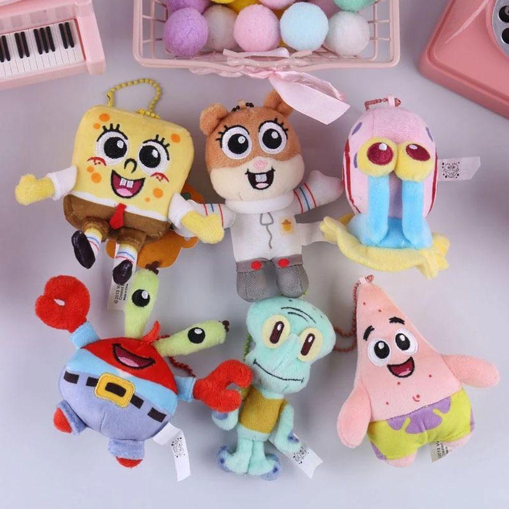 Móc Khóa Hình Spongebob Nhồi Bông Dễ Thương Cho Bé