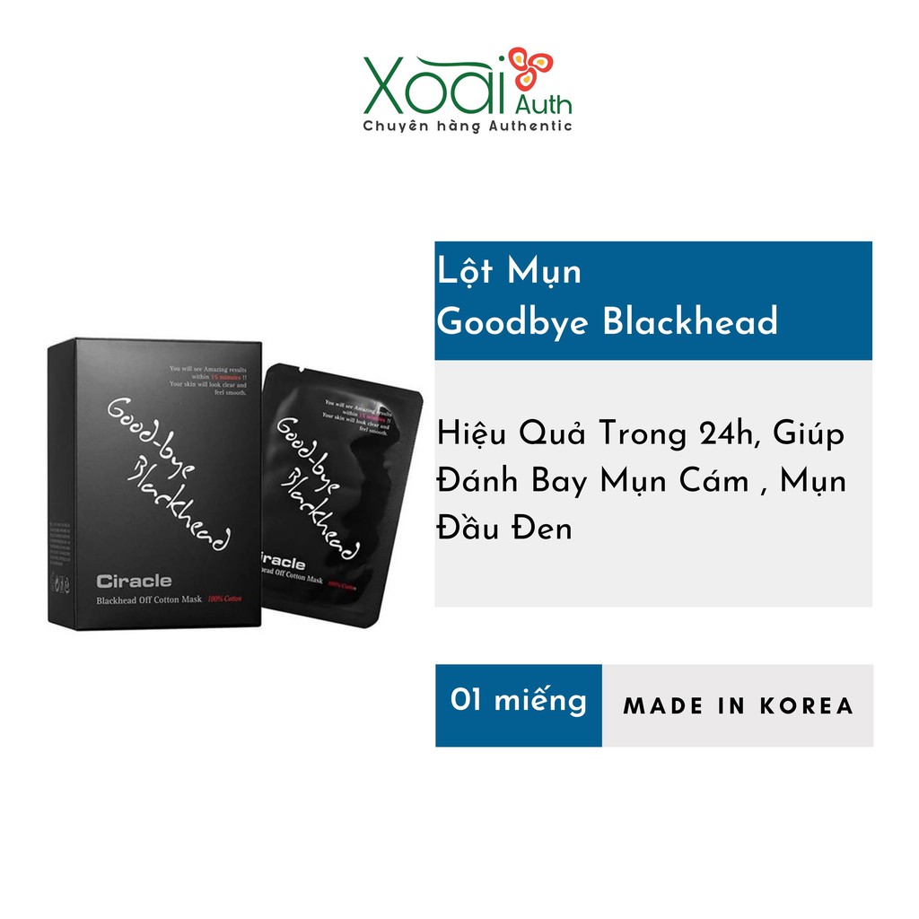 Miếng Lột Mụn Goodbye Blackhead Cực Kỳ Hiệu Quả