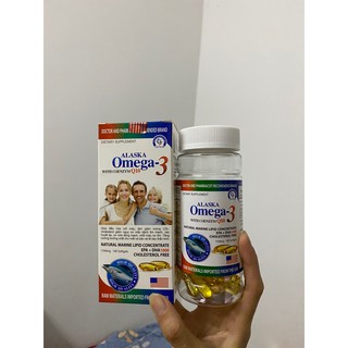 DẦU CÁ OMEGA3 WITH COENZYM Q10 (100 viên)