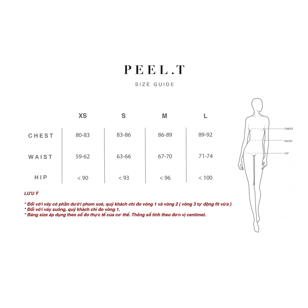 PEEL.T - Laura Set - Set nơ cổ vuông đi chơi, dự tiệc, công sở