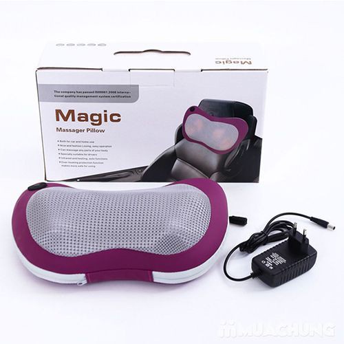 ✅ [LOẠI 1] Gối Massage Hồng Ngoại- MAGIC PL-819 (6 BI) -VT0722 | Y Tế Vạn Thành