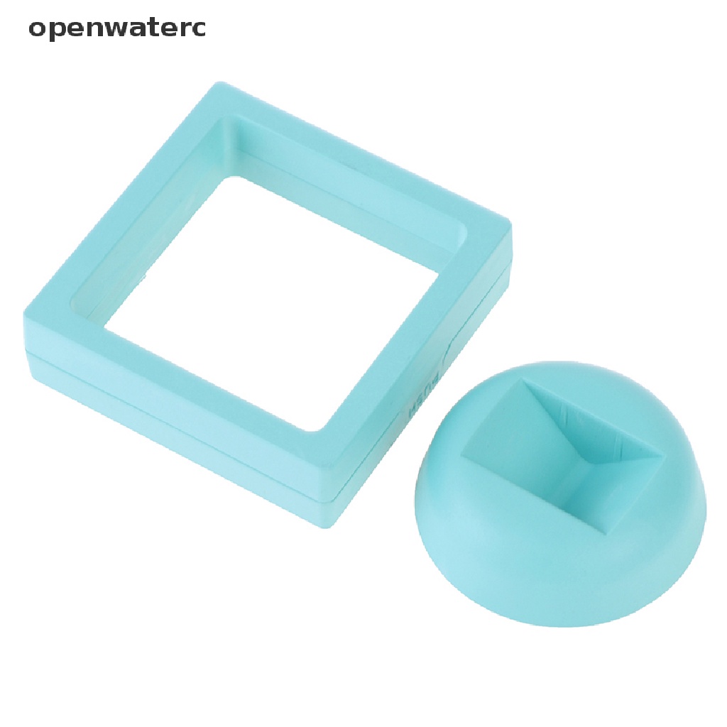 openwaterc 3D Color Floating Picture Frame Box Jewelry Display Stand Presentation Case vn
