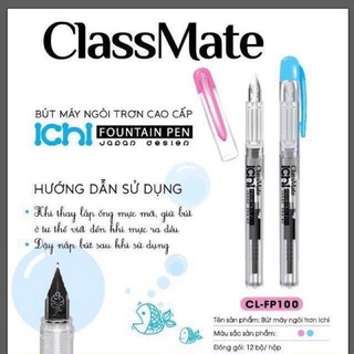 Bút máy ICHI ngòi trơn tặng kèm ngòi + ống mực