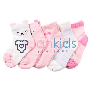 Set 5 đôi tất lưới cao cổ cho bé