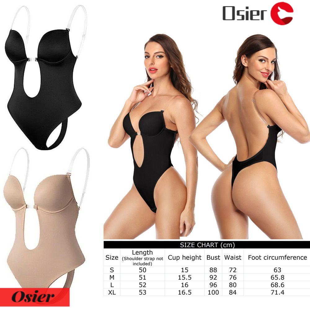 Áo Liền Quần Tạo Hình Hở Lưng Không Đường May U Plunge1 Thời Trang