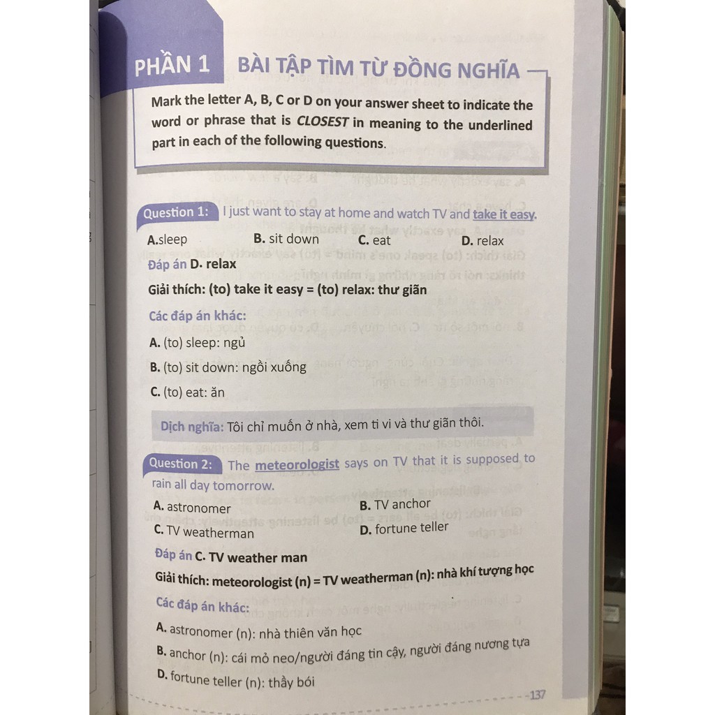 Sách-Rèn Kỹ Năng Làm Bài Từ Đồng Nghĩa Và Trái Nghĩa (Bộ Sách Cô Mai Phương)