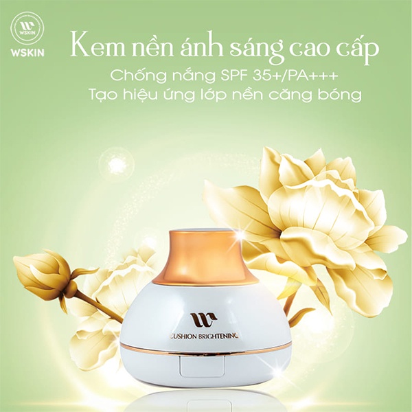 Phấn nước ánh sáng WSKIN Siêu Ẩm, Lâu Trôi, Bền Màu Giành Cho Da Khô PREMIUM MOIST CUSHION FOUNDATION RespaRa