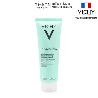 Sữa Rửa Mặt Tạo Bọt Ngừa Mụn & Làm Sạch Sâu Vichy Normaderm Anti-Imperfection Deep Cleansing Foaming Cream 125ml