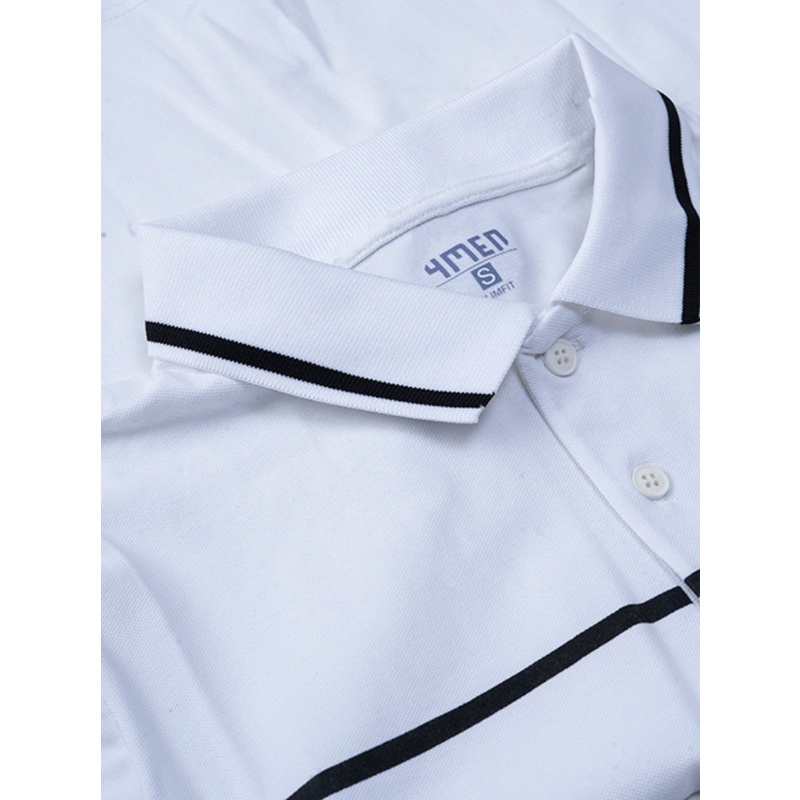 Áo Polo Nam Cao Cấp In 3 Sọc 4MEN PO039 | BigBuy360 - bigbuy360.vn