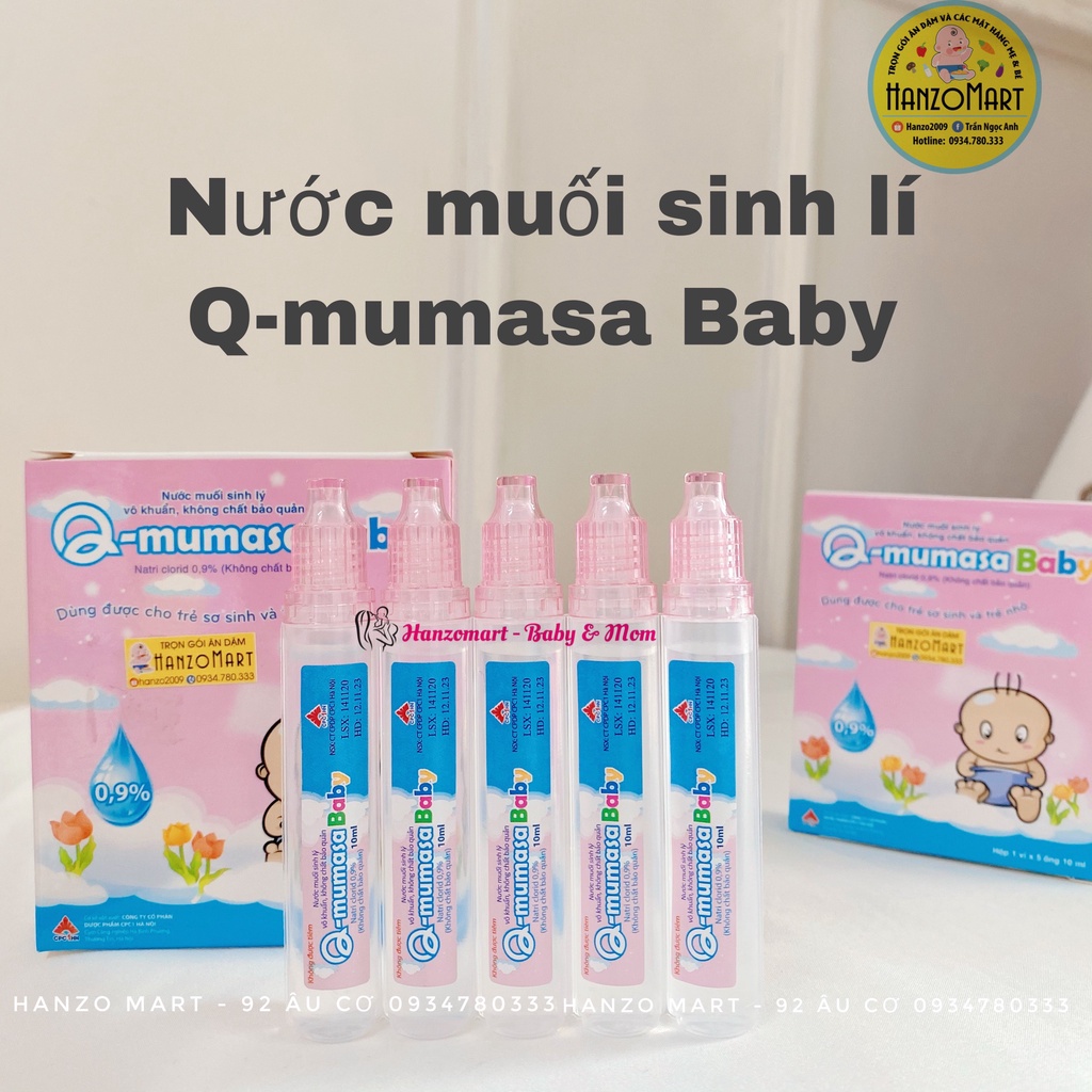 Nước muối sinh lý vô khuẩn cho bé Q - Mumasa Baby