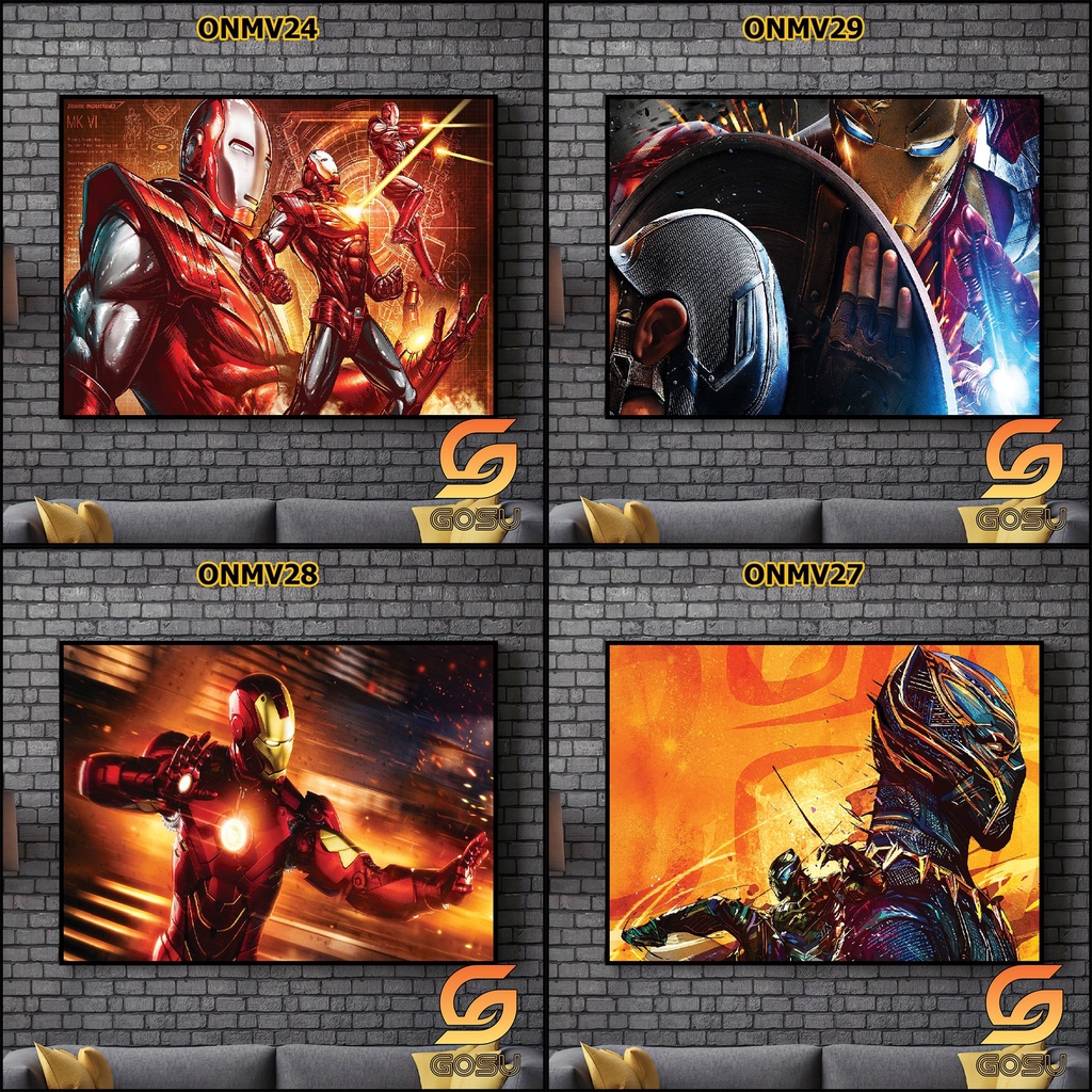 TRANH TRÁNG GƯƠNG MARVEL CHO PHÒNG KHÁCH