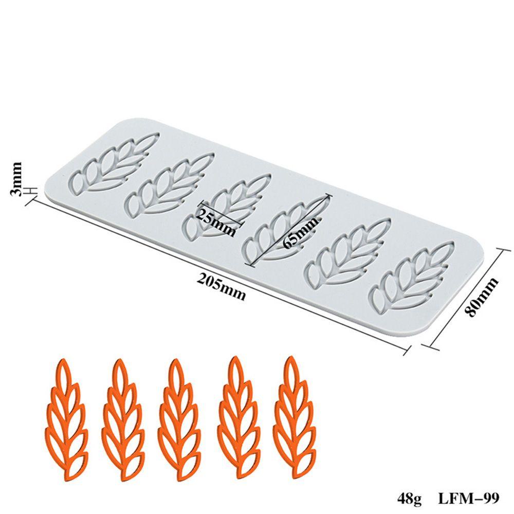 Khuôn Silicone Làm Bánh Tạo Hình Chiếc Lá Độc Đáo Tiện Dụng