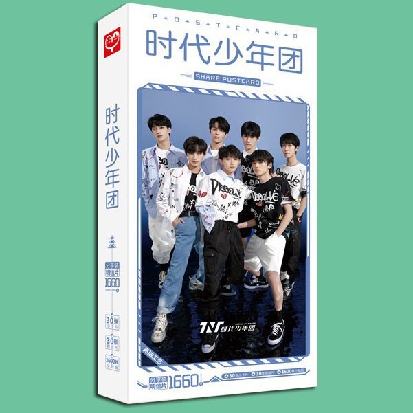 Hộp ảnh postcard hộp quà TNT TEENS IN TIMES mẫu mới 1660 ảnh in hình thần tượng