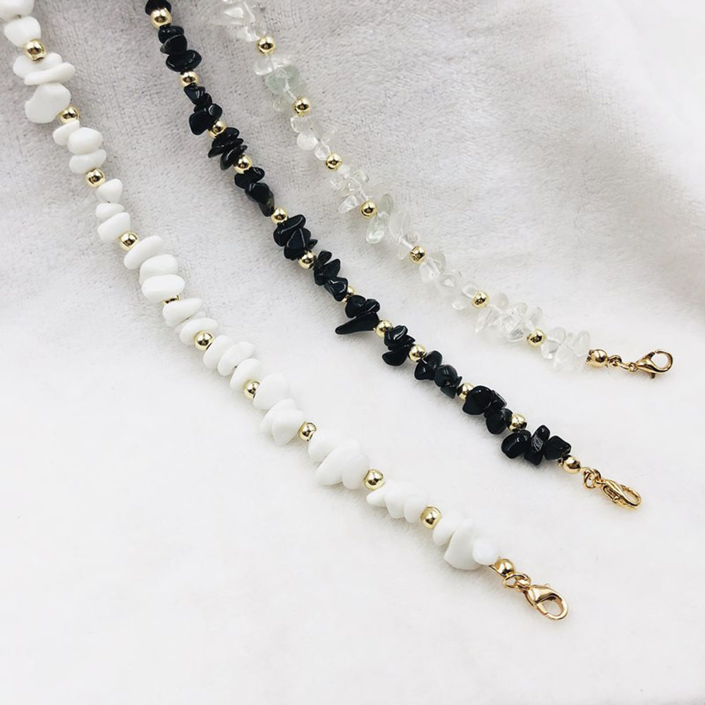 vòng cổ Kim Loại Đính Đá Thanh Lịch Cho Nữ